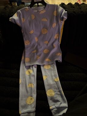Carter's Light blueShort-Sleeve Pajama Set with Yellow lemons